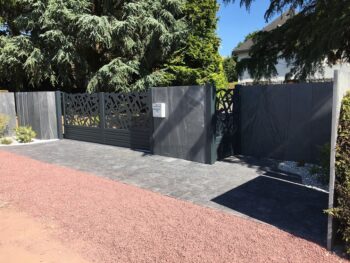 Portail aluminium sur mesure, Saint Yrieix